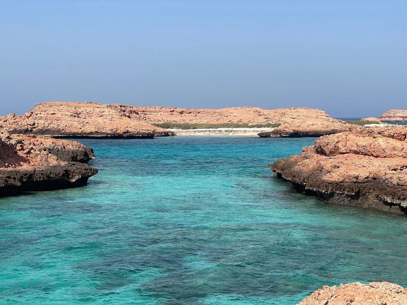 Guests snorkelling among vibrant marine life at the Daymaniyat Islands Nature Reserve, Oman